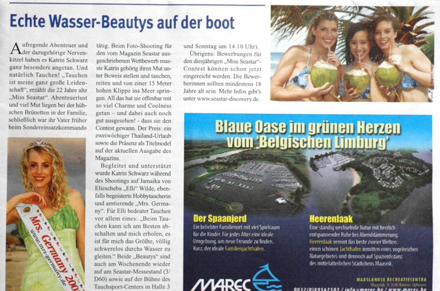 Echte Wasser-Beautys auf der boot