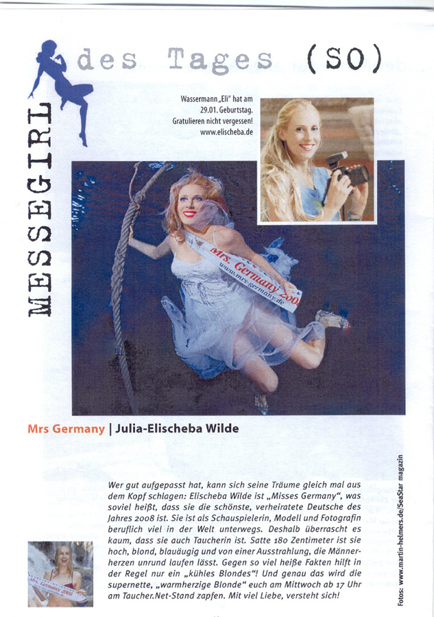 Mrs. Germany Julia-Elischeba Wilde – MesseGirl des Tages