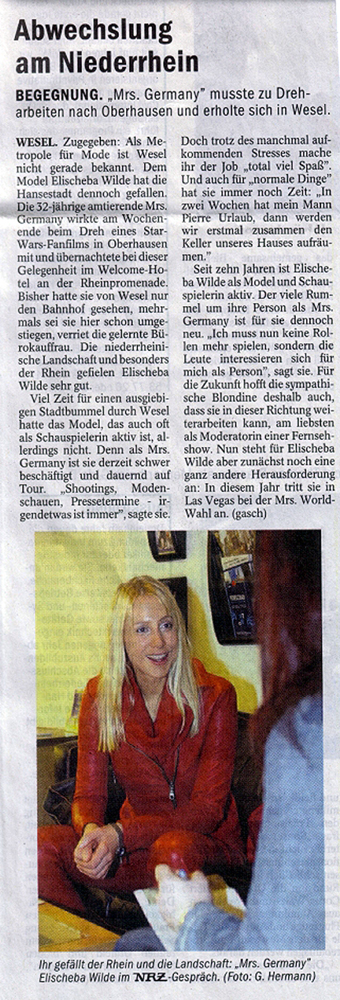 Dreharbeiten für Star-Wars-Fanfilm in Oberhausen – <div>Erholung in Wesel</div>