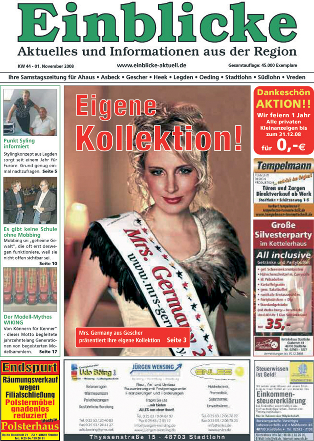 Mrs. Germany – Eigene Kollektion auf dem Markt