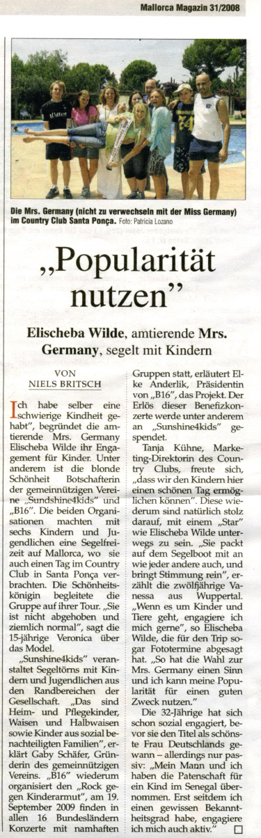 „Popularität nutzen“