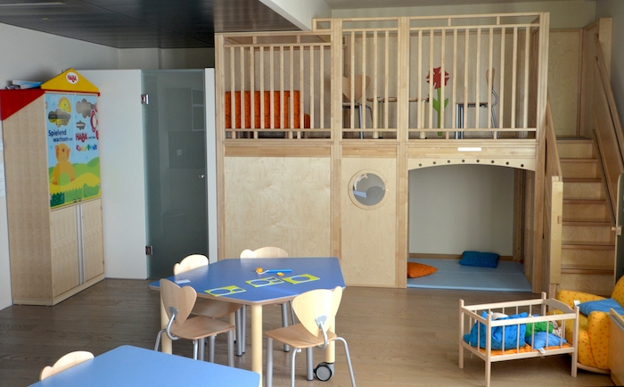 Spielraum für Kinder im Harrys Home Hotel München-Moosach